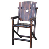 Bar Arm Chair with Star