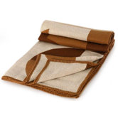 Luxurious Geometry Throw Blanket in Brown