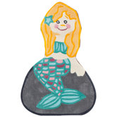 KinderLOOM Mermaid Multi Kids Rug