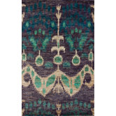 Sophist-Ikat Blanca Ikat Violet Rug