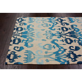 Pop Lanterns Blue Rug