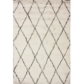 Marbella Moroccan Shag Ivory Kilim Rug