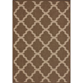 Villa Outdoor Moroccan Trellis Taupe Rug