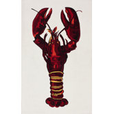 Cine Red Lobster Novelty Rug