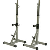 BD-8 Deluxe Squat Stands with Plate Storage