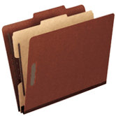 Pressboard Classification Folders with Four-Section