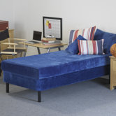 Kids Memory Foam Mattress with Water Proof Cover in Blue