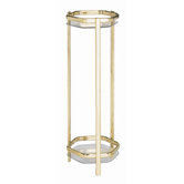 87cm Blumens&auml;ule sechskantig "Jimmy" in Messing