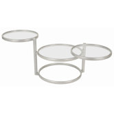 Couchtisch "Onni" in Aluminium