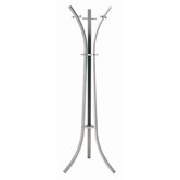Garderobenst&auml;nder "Astun" in Aluminium / Chrom