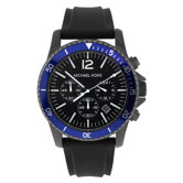 Men's Jet Set Watch with Blue Chronograph Dial