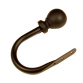 Classic Ball Holdback in Black (Set of 2)