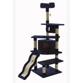 70" Faux Fur Cat Tree