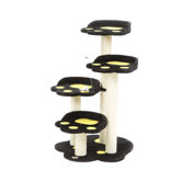 36" Paw Perch Cat Tree in Black