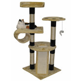 Faux Fur Scratching Post