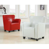 Winston Leather Armchair in Cream