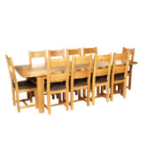 Calgary 220cm Extension Solid Oak Dining Table
