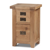 Calgary 3 Drawer Bedside Table