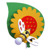 Wandleuchte Biene