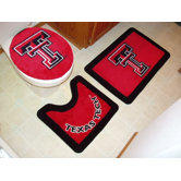 Texas Tech Red Raiders 3 Piece Bath Rugs