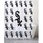 MLB PVC Shower Curtain