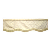 Diamond Damask 60" X 15" Window Valance