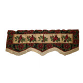 Seasonal Cardinal Design Window Valance