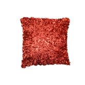 Silky Taffeta Abstract 3D Design Decorative Throw Pillow
