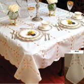 Crown Tablecloth with Ribbon