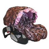 Pink Champagne Infant Carseat Cover