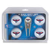 NBA Divot Tool and 4 Golf Ball Gift Set
