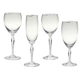 Allegra Platinum White Wine Glass