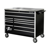 55" 11 Drawer Professional Roller Cabinet in Black