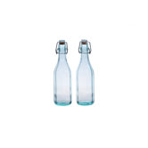 Faceted Large Bottles (Set of 2)
