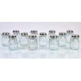 Hexagonal Spice jars (Set of 12)