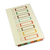 Speedex Side Tab TOC Divider