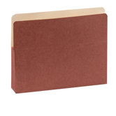 Red Fibre Expanding Pocket