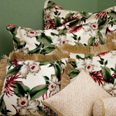 Orchids Natural Tailored Sham