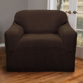 Reeves Stretch One Piece Club Chair Slipcover