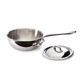 M'cook Cook'Style Curved Saute Pan with Lid