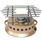 M'plus Cuprinox Portable Heater with Alcohol Burner
