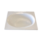 60" x 42" Rectangular Deck Whirlpool Bath Tub