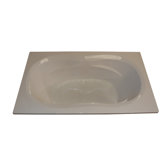 72" x 42" Air Massage Arm-Rest Bath Tub