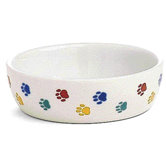 Cat Paw Print Stoneware Dish
