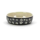 Designer Paw Print Cat Dish