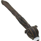 Skinneeez Durables Chipmunk Dog Toy in Brown