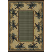 Hautman Northwood Moose Novelty Rug