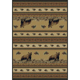 Marshfield Pine Creek Bear Novelty Rug