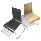 Easy Chair with Sled Frame