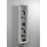 Vitrine "Bora" in Wei&szlig; mit 8 Glaseinlegeb&ouml;den